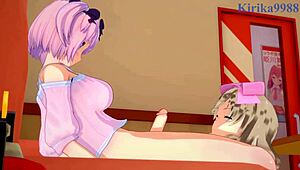 Ryona, Yumi, Haruka, Hibari in Futanari Hentai Action