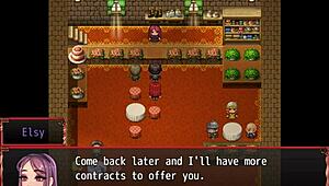 harem in another world harem hentai game ep 5 damsel sucks premature ejaculating cock!