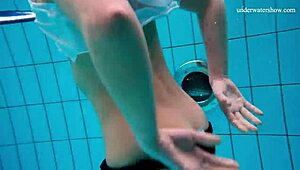 Horny Czech teen strips naked to flaunt her sexy body outdoors