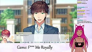 Vtuber Lewdneko Plays F Me Royally Part 1