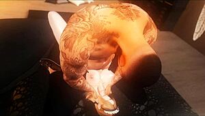 I Provide Bondage Service To My Boss As Busty Maid