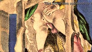 vintage erotic illustration got me hooked, wanna check it out together? 😜