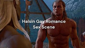 Baldur's Gate 3 Halsin Romance Gay Scene