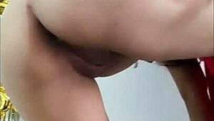 Did My New Year Challenge with Indian Dress-Up Masturbation!