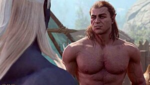 Baldur's Gate 3 Halsin Romance Gay Scene