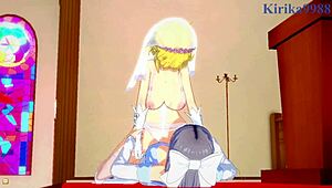 Ryona, Yumi, Haruka, Hibari in Futanari Hentai Action