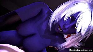 Ever seen a 3d milf taking a facial while getting her pussy pounded hard?