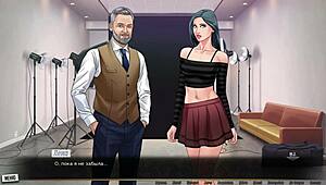 complete gameplay in our red string part 19, that whore is bent over for anal