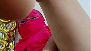 Did My New Year Challenge with Indian Dress-Up Masturbation!