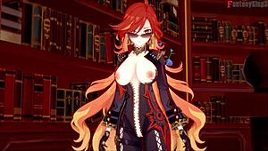 Mavuika kot ofiste emip sikiliyor ücretsiz POV Genshin Impact tam fantezi