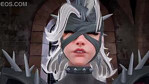 sue storm from anime gets drilled by everyone in wild scenes