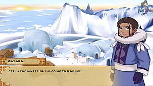 Learn the four elements with an animated trainer in the style of Avatar: The Last Airbender