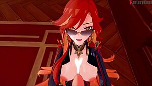 Mavuika sucking and fucking in jean's office free pov genshin impact full fantasyking3