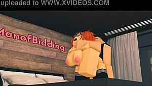 Roblox Porn Nerdy Ginger Slut Fucked In Bedroom