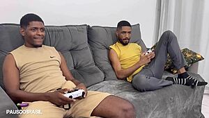 Endowed Cousins In Amateur Gay Blowjob And Ass Action