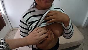 Xiomara comes for casting and ends with face full of cum?