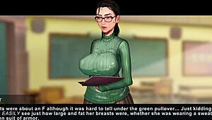 taffy tales part 3 featuring anime teacher.