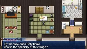 Scathach Cares for Old Man in Small Village Game