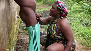 we were just waiting outside for stepmother to come home, then got wild with public doggystyle