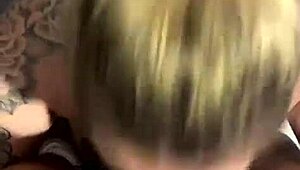 she always does sloppy deepthroat blowjob facial