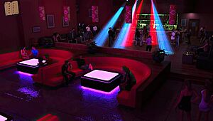 wife and mother-in-law play game with big ass