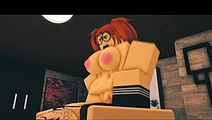 Roblox Porn Nerdy Ginger Slut Fucked In Bedroom