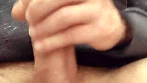 Risky outdoor masturbation, neighbor might see