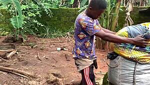 Anime character bent over receives cumshot in doggystyle position