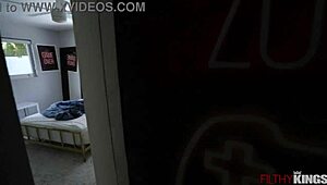 Hey stepson, caught you red-handed, now bend over for some taboo fun with mommy!