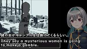 Baseball bat battles with alley woman in wild anime hentai.