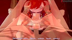 Mavuika hisap kongkek jeans pejabat POV Genshin Impact