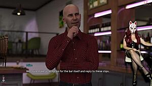 Steps of Debauchery 47 Features Intriguing Pole Dance in Brothel Outdoor Setting