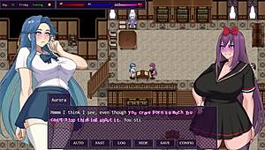 i’m so hooked, final slut exposes herself to class in hentai game