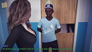 a wife and stepmother in hentai game