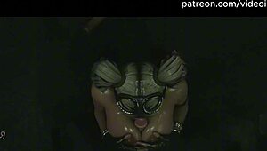 Harley Quinn explodes with creampie squirt in full 3D hentai AI gameplay!