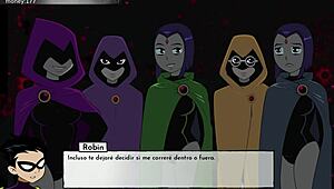 Raven gets anal in hentai chapter 8.