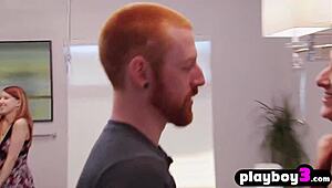 Yo, these nasty swingers swapping partners at the mansion is wild