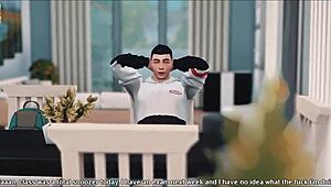 Wow, can you believe this virtual ride turns into a wild deepthroat trick?