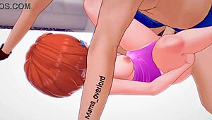 gwen from ben10 in bikini on bed, wanna learn new adult tricks with me?