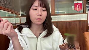 Skinny White Babe Explodes in First POV Creampie