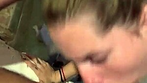 she always does sloppy deepthroat blowjob facial