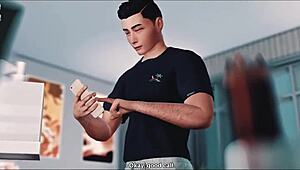 Wow, can you believe this virtual ride turns into a wild deepthroat trick?