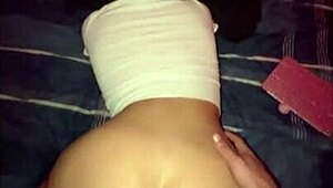 A handsome light-skinned man cummed on my birthday cock