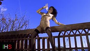 brunette mom craves hard fucking from muscular stud with huge cock