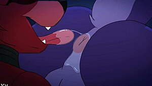 Furry girlfriend gets naughty