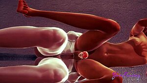 Yaoi Femboy Simon Gets Bareback Creampie in POV Japanese Hentai Scene with Cute Crossdresser