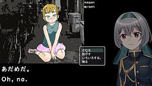 Baseball bat battles with alley woman in wild anime hentai.