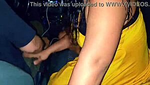 Didi's taxi blowjob stunned me, cuckold recording hotwife sucking stranger's cock on Medellin streets.