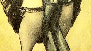 What secrets hide in vintage erotic drawings?