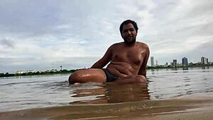 i'm trying hard to please you with my big cock